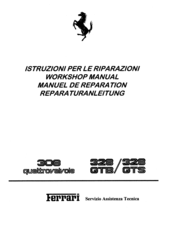 Ferrari 308 Quattrovalvole Manuals | ManualsLib