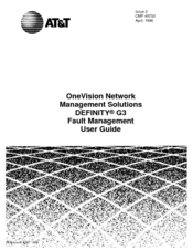 AT&T OneVision DEFINITY G3 Fault Management  and integration User Manual