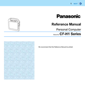 Panasonic Toughbook CF-H1ADBBGJM Reference Manual