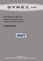 Dynex DX-RCRT20-09 User Manual