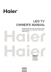 Haier HL19LE2 Owner's Manual