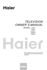 Haier P42K1 Owner's Manual