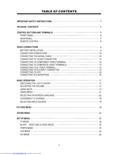 AWA JTM2792 Operating Instructions Manual