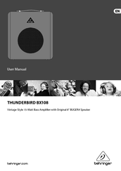 Behringer Thunderbird BX108 User Manual