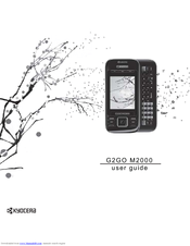 Kyocera G2GO M2000 User Manual