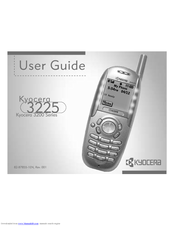 Kyocera 3225 User Manual