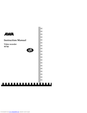 AWA W700 Instruction Manual