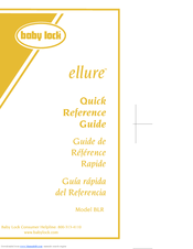 Baby Lock Ellure (BLR) Quick Reference Manual