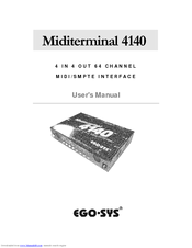 EGO SYS Miditerminal 4140 User Manual