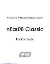 ESI nEar08 classic User Manual