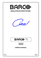 Barco Cine 8 Owner's Manual