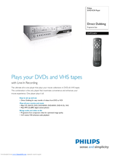 Philips DVP3340V Manuals | ManualsLib