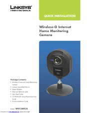 Linksys WVC54GCA-RM - Wireless-G Internet Home Monitoring Camera Network Quick Installation Manual