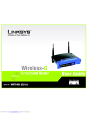 Linksys WRT54GL - Wireless-G Broadband Router Wireless User Manual