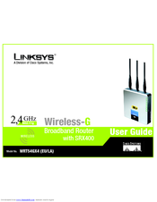 Cisco LINKSYS WRT54GX4 User Manual