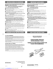 Belson MH2013 Use And Care Book