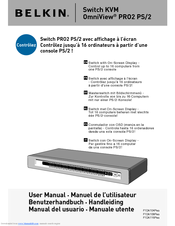 Belkin OMNIVIEW F1DA108PEA Manuel D'utilisation