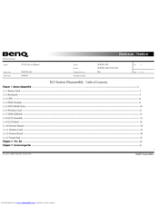 BenQ DHR200 Service Manual