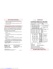 Bizfon BIZTouch 3 Reference Booklet