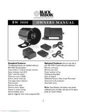 Black Widow BW 3000 Owner's Manual
