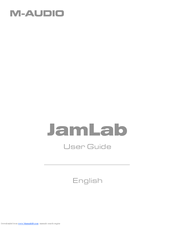M-Audio Jamlab User Manual