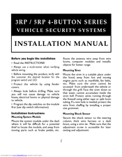 Black Widow BW 3150 Installation Manual