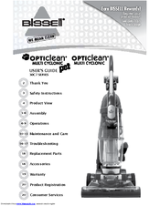 Bissell OptiClean Multi Cyclonic Pet 30C7 Series User Manual