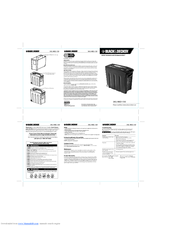 Black & Decker BD-150 Instructions