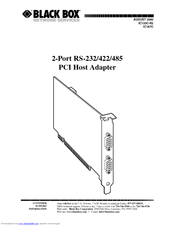 Black Box 2-Port RS-232/422/485 User Manual
