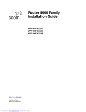 3Com Router 5682 Installation Manual