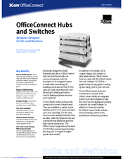 3Com OfficeConnect Hub 8/TPO Datasheet