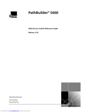 3Com 3C63121ACC - PathBuilder S600 Modular Expansion Base Reference Manual