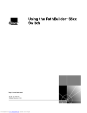 3Com 3C8S5807 - PathBuilder S580 Switch User Manual