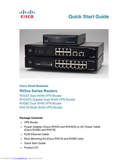 Cisco RV082 - Small Business VPN Router Quick Start Manual