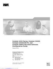 Cisco Catalyst 4003 Configuration Manual