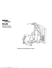 Precor S3.55 Assembly And Maintenance Manual