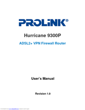 Prolink Hurricane 9300P User Manual