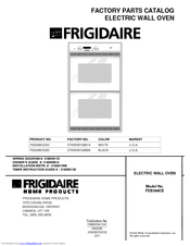 Frigidaire FEB398CESD Parts Catalog