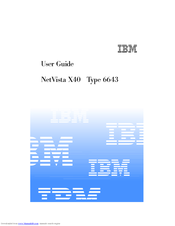 IBM NetVista X40 User Manual