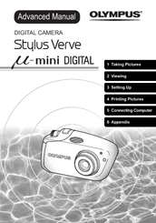 Olympus Stylus Verve S - Stylus Verve S 5MP Digital Camera Advanced Manual