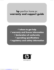 HP Pavilion t200 - Desktop PC Support Manual