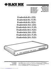 Black Box Fradswitch-16A User Manual
