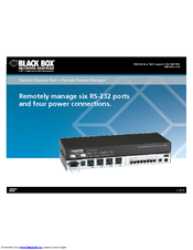 Black Box SW549A-R28 Manual