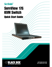 Black Box ServView 17S KVT128AE-UK-16-R2 Quick Start Manual