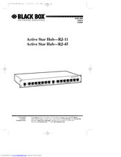 Black Box Active Star Hub IC207A User Manual
