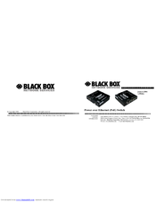 Black Box LP004A User Manual