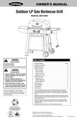 Uniflame GBC1025W Owner's Manual