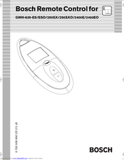Bosch GWH-250SXO User Manual