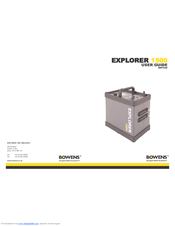 Bowens EXPLORER 1500 User Manual