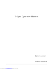 Bell and Howell Truper 3600 Operator's Manual